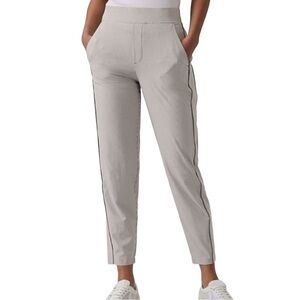 Athleta Brooklyn ankle stripe pant